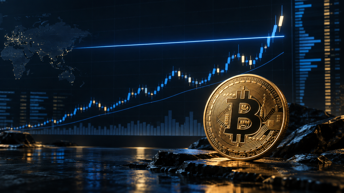 Bitcoin price chart breaking above resistance during the September 2026 rally
