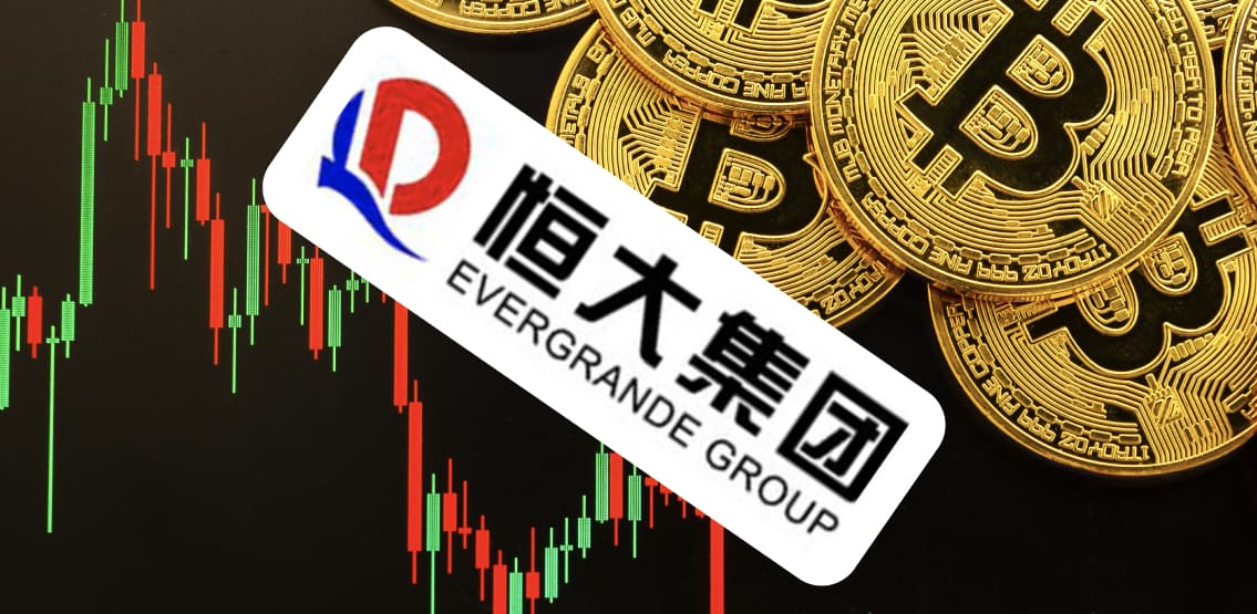 Bitcoin's price falls on news of China's Evergrande sell-off