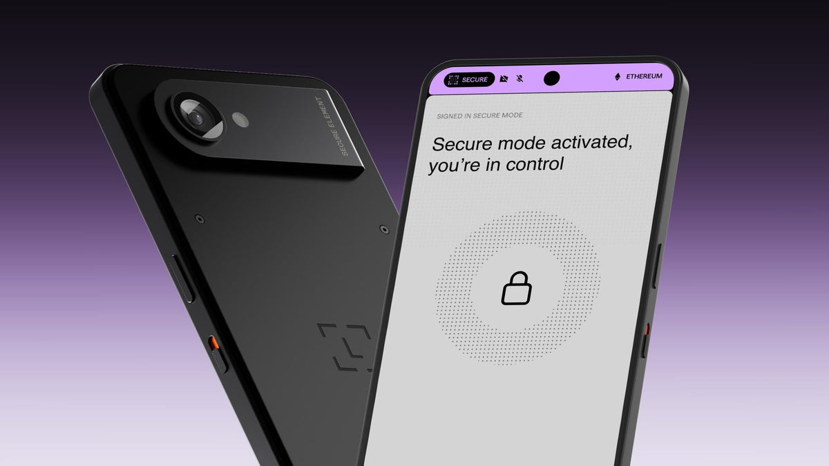 Ledger Atom official product image showing Secure Mode