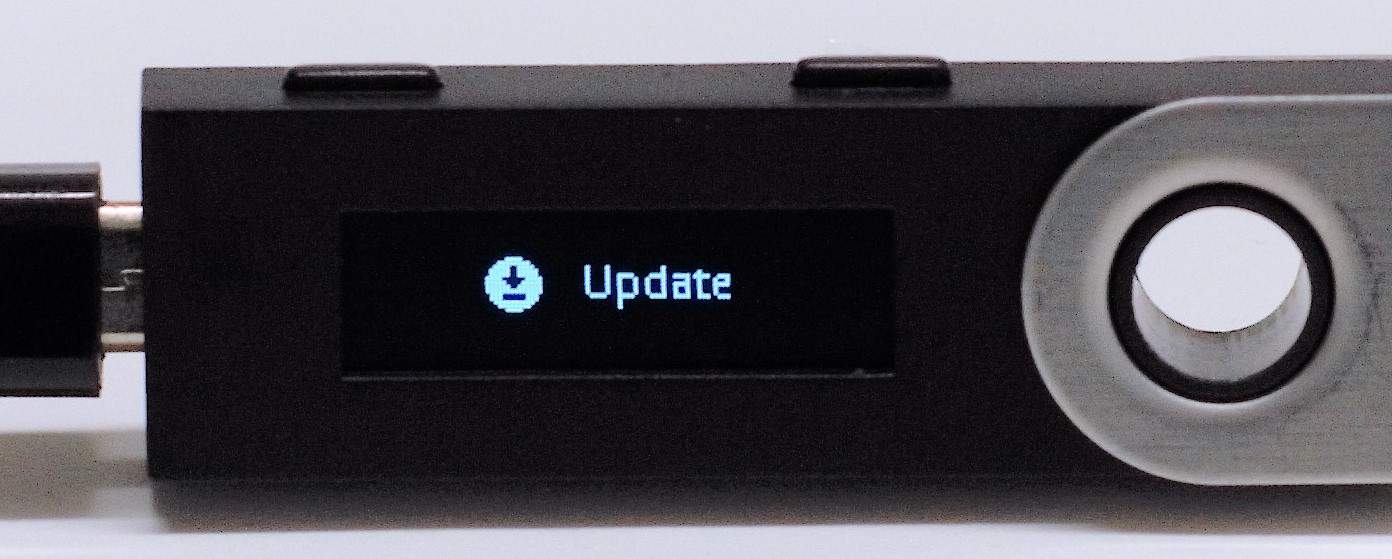 Updating Ledger firmware to 1.4