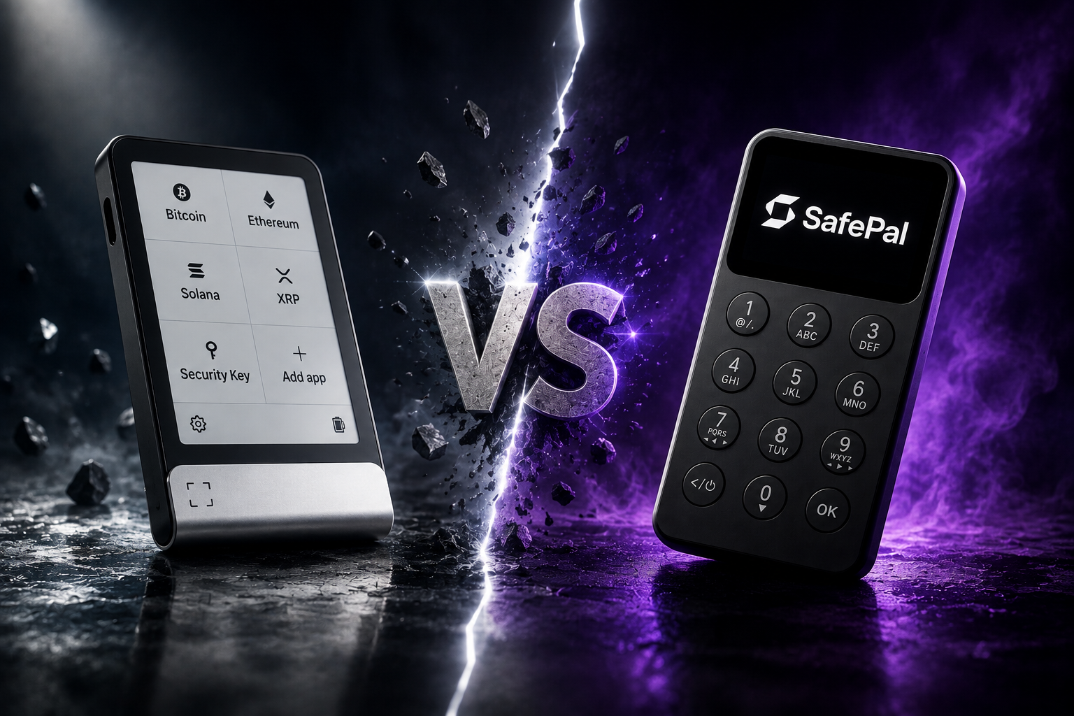 เปรียบเทียบ SafePal และ Ledger Hardware Wallet