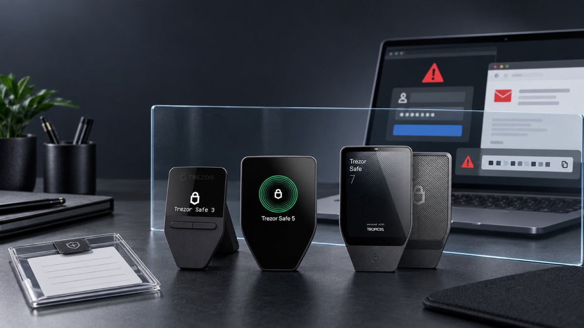 Trezor โดนแฮกได้ไหม ความเสี่ยงจาก Seed Phrase เว็บปลอม และมัลแวร์