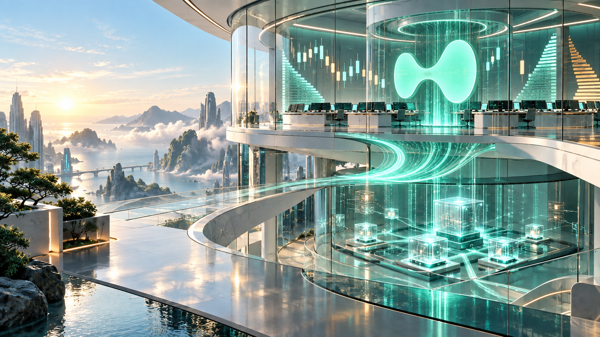 Hyperliquid logo integrated into an onchain trading and smart-contract ecosystem
