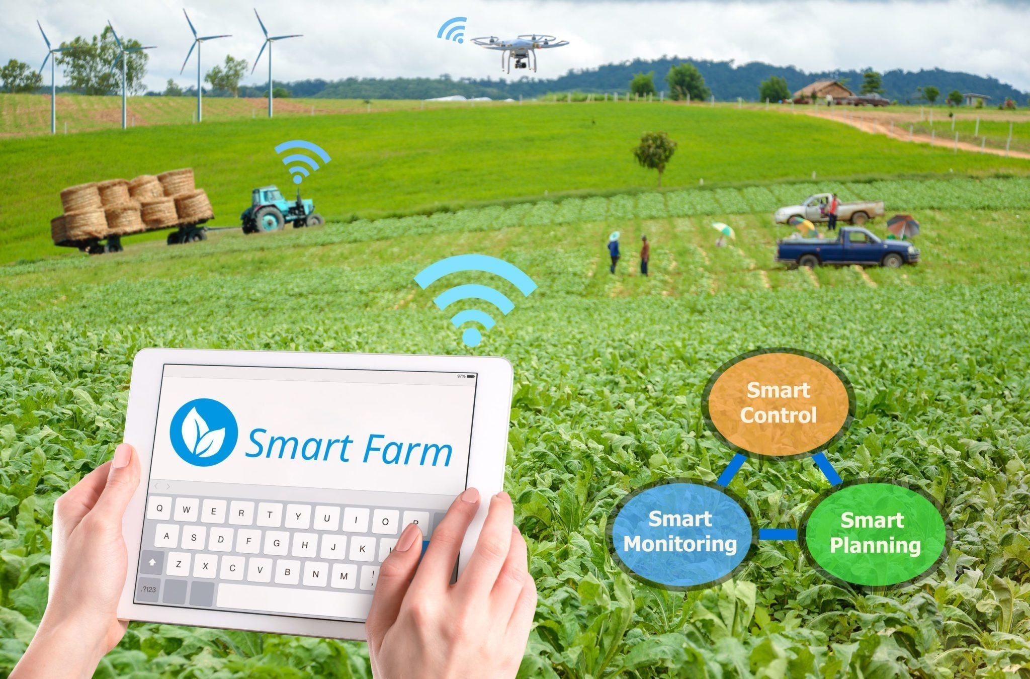 Examples of IoT technology in the age of Agriculture 4.0