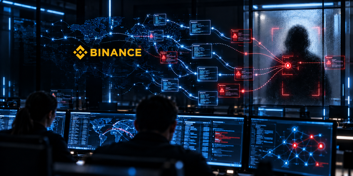 Binance cyber investigation tracing transaction paths to an unidentified threat actor