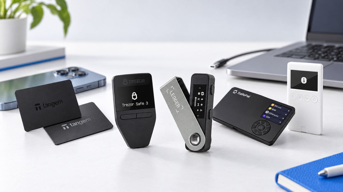 Hardware Wallet รุ่นแนะนำสำหรับมือใหม่ ใช้งานกับโทรศัพท์และคอมพิวเตอร์
