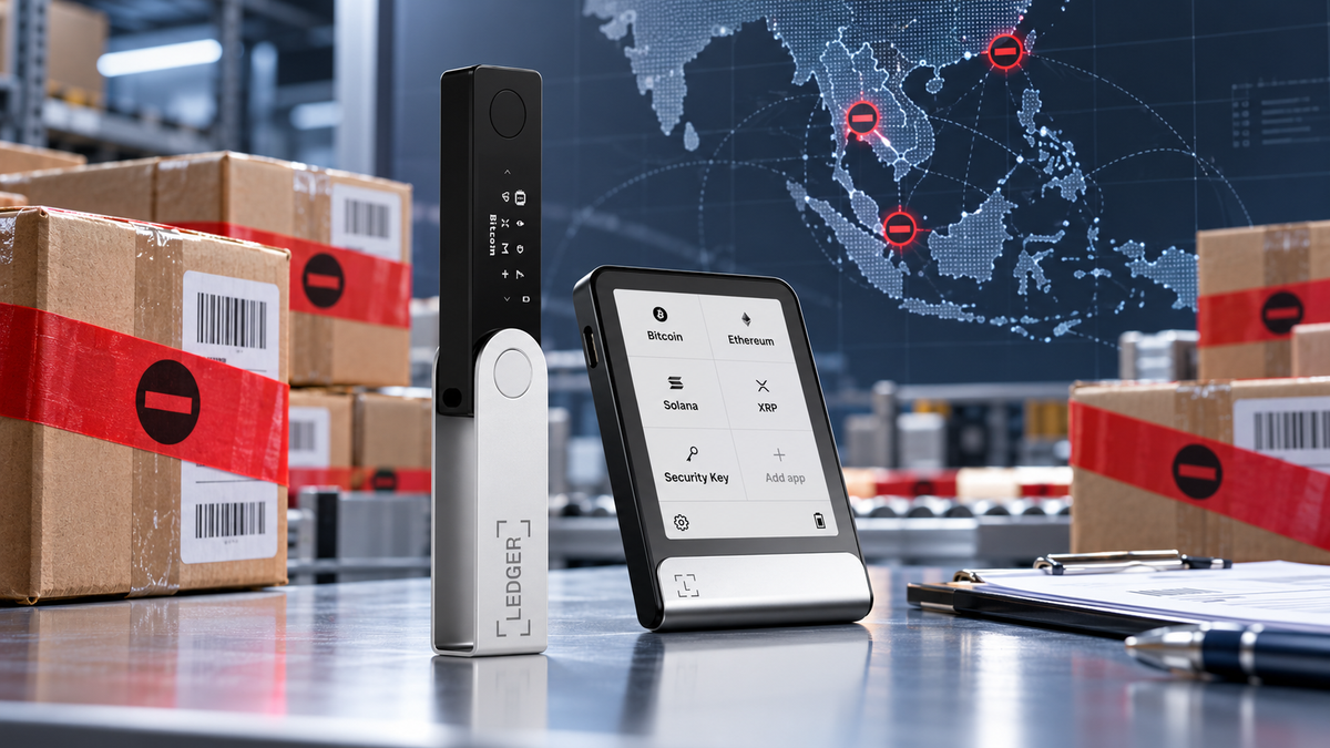 Ledger devices under distribution-chain inspection in Southeast Asia