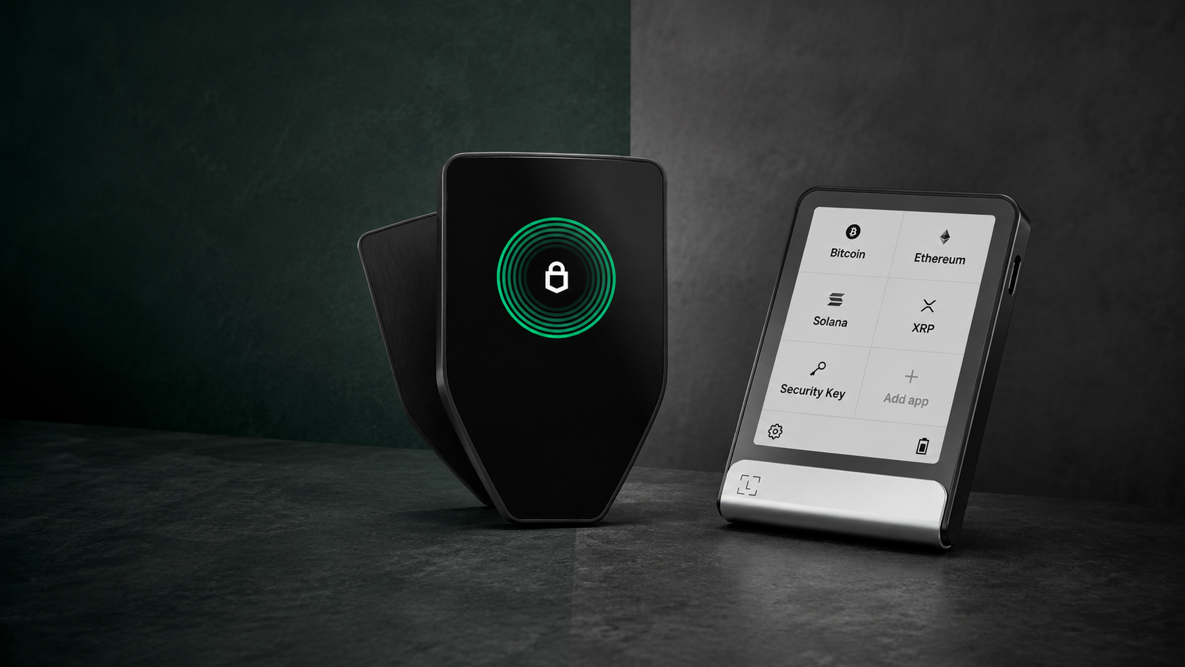 Trezor Safe 5 และ Ledger Flex สำหรับบทความเปรียบเทียบ Hardware Wallet