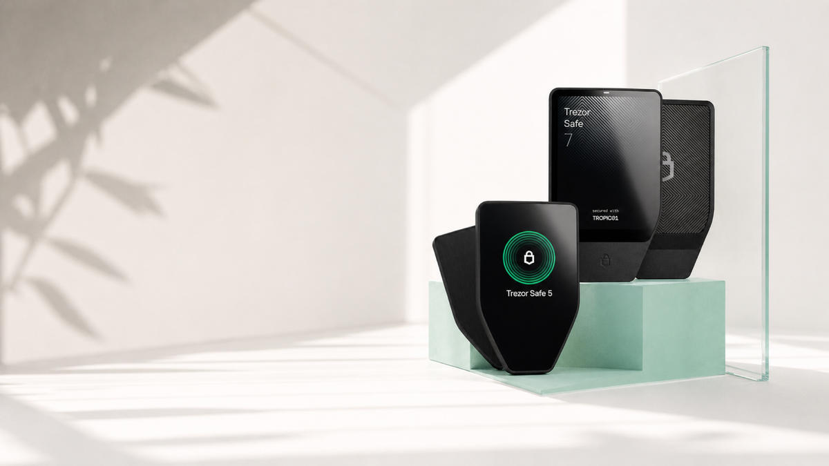 Trezor Safe 5 และ Trezor Safe 7