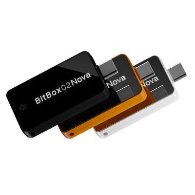 BitBox02 Nova สี Midnight Black, Polar White และ Bitcoin Orange