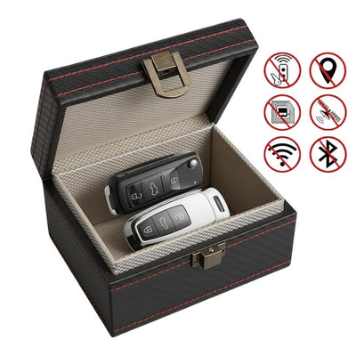 CryptoSafe Vault กล่อง Faraday กันสัญญาณ Bluetooth RFID NFC WiFi GPS และกุญแจรถ