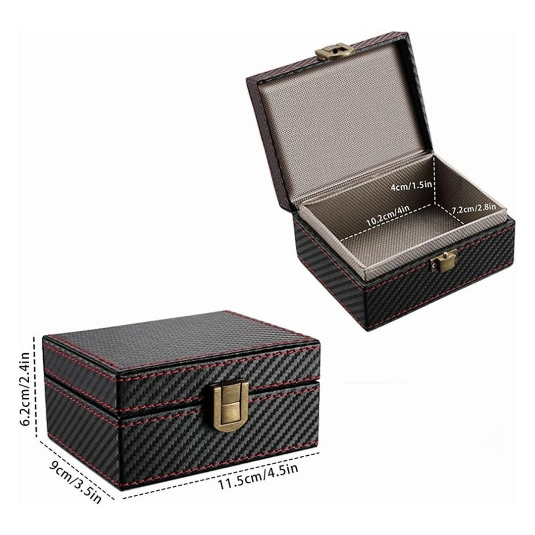 ขนาด CryptoSafe Vault ภายนอก 11.5 x 9 x 6.2 ซม. ภายใน 10.2 x 7.2 x 4 ซม.