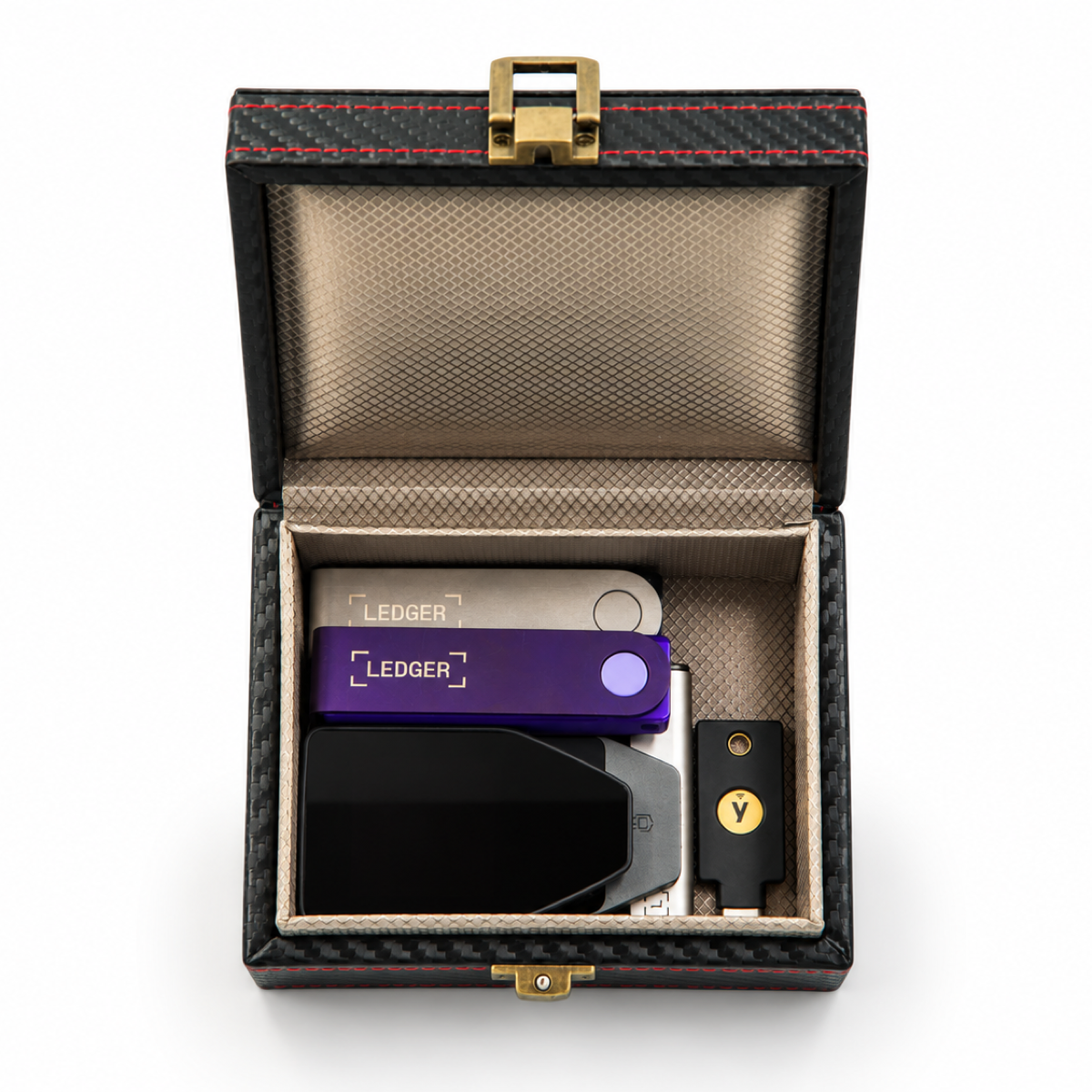 CryptoSafe Vault พร้อมฮาร์ดแวร์วอลเล็ตหลายรุ่น