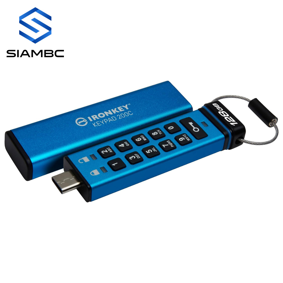 Kingston IronKey Keypad 200C 128GB (USB-C) Encrypted USB