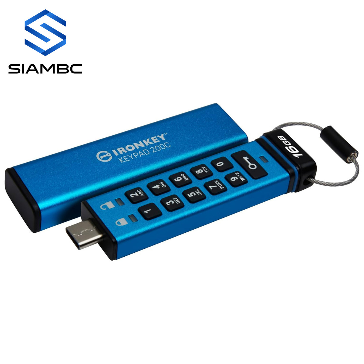 Kingston IronKey Keypad 200C 16GB (USB-C) Encrypted USB