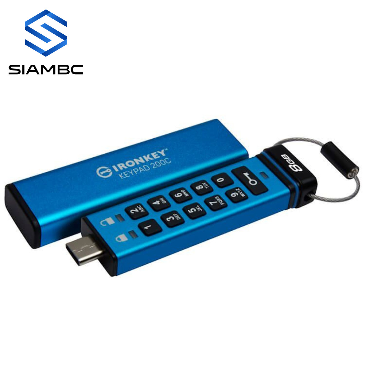 Kingston IronKey Keypad 200C 8GB (USB-C) Encrypted USB
